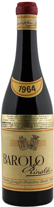 1964 Giuseppe Rinaldi Barolo 750 mL Rare Wine Co